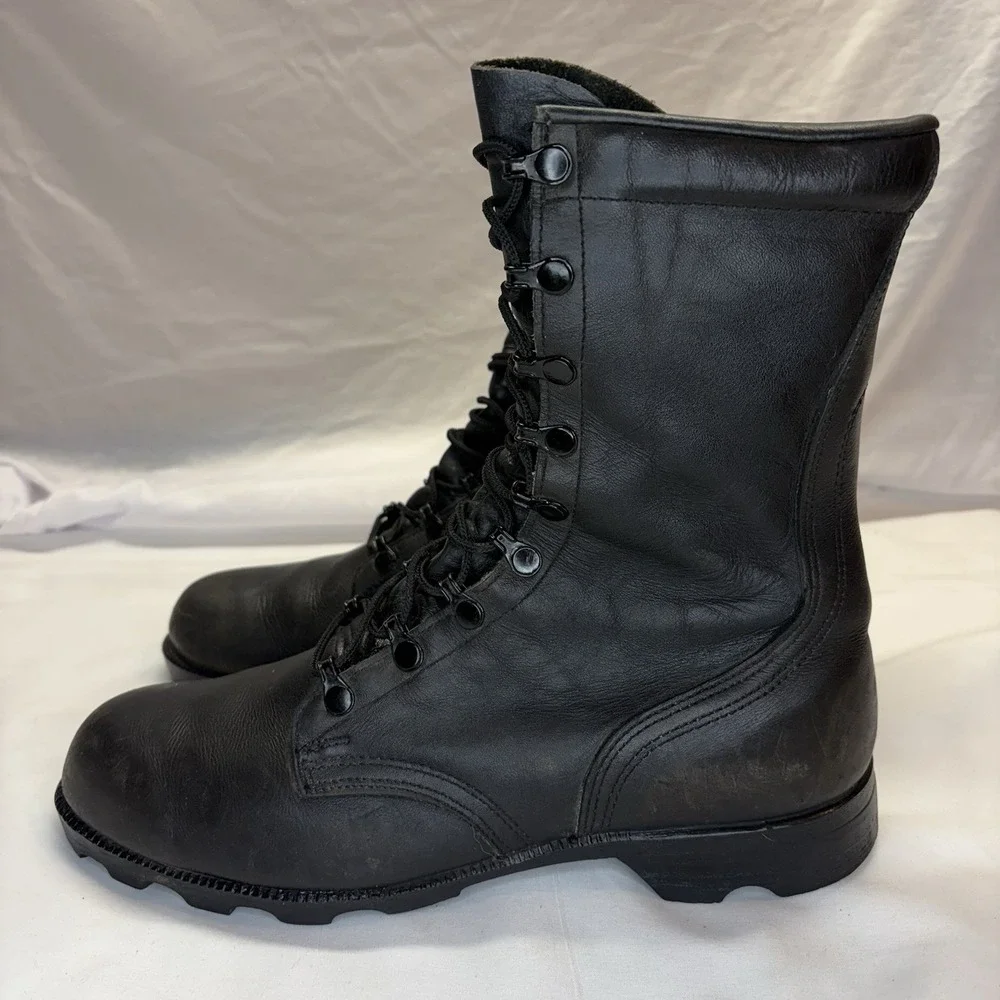 Vintage 1989 USGI RO Search Military Jungle Leather Combat Boots Men's US 9.5 D